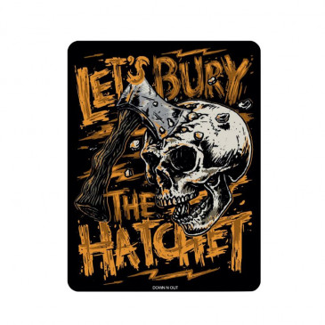 STICKER LETHAL THREAT MINI BURY THE HATCHET (60x80mm) 7577850023220