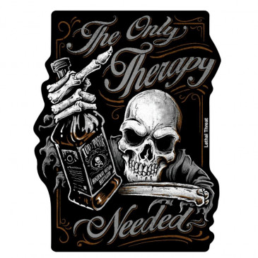 STICKER LETHAL THREAT MINI ONLY THERAPY (60x80mm) 7577850023080