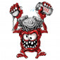 STICKER LETHAL THREAT MINI V-TWIN MONSTER (60x80mm)