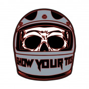 STICKER LETHAL THREAT MINI SHOW TOURS HELMET (60x80mm) 0757785002148