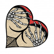 AUTOCOLLANT/STICKER LETHAL THREAT MINI HANDFULL (60x80mm) 0757785002117