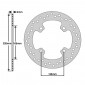 BRAKE DISC FOR HONDA 600 CB F HORNET S 2000>2004 Rear, 600 CBR RR 2009>2018 Rear, 250 FORZA 2000>2004 Rear, 1000 VTR SP 2000>2007 Rear (EXT 220mm - INT 105mm - 4 Holes ) (DF4060A) -NEWFREN- 8025832155546