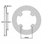 DISQUE DE FREIN ADAPTABLE HONDA 600 CB F HORNET S 2000>2004 AR, 600 CBR RR 2009>2018 AR, 250 FORZA 2000>2004 AR, 1000 VTR SP 2000>2007 AR (EXT 220mm - INT 105mm - 4 TROUS) (DF4060A) -NEWFREN-