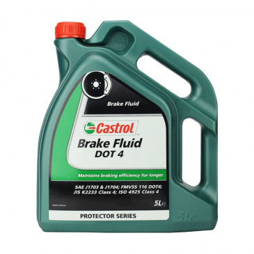 BRAKE FLUID - CASTROL DOT 4 BRAKE FLUID (5 Lt). 4008177157783