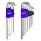 CYCLUS PRO ALLEN WRENCH (BALL END)- SET OF 9 : 1,5 / 2 / 2,5 / 3 / 4 / 5 / 6 / 8 / 10mm -MADE IN EUROP- 4001002800311