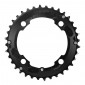 CHAINRING FOR MTB-4 arms- FOR DOUBLE 36 Teeth Ø104 External ALU BLACK- FSA 10/11 Speed (WB272B) 4712010055692