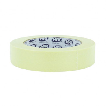 RUBAN DE MASQUAGE/PROTECTION HPX 110°C BLANC/CREME 25mm x 50M 3700948293645