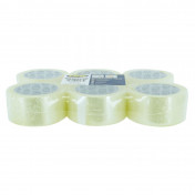 ADHESIVE TAPE HPX - For PACKAGING - TRANSPARENT- 50mm x 66M (6 ROLLS PACK)..