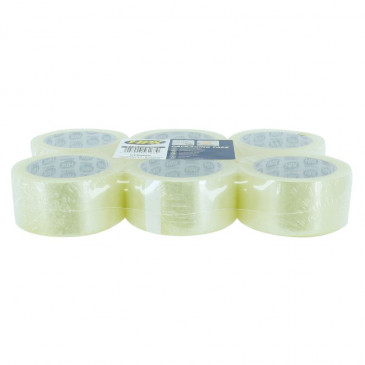 RUBAN ADHESIF HPX EMBALLAGE TRANSPARENT 50 mm x 66 M (PACK DE 6 ROULEAUX) 5407004561639