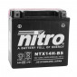 BATTERIE 12V 12 Ah NTX14H-BS NITRO MF SANS ENTRETIEN AVEC PACK ACIDE (Lg150xL87xH145mm) 5414837137757