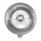HEADLIGHT FOR MOPED PEUGEOT 103 SP/MBK 51 ROUND SHAPED Ø 148 mm BLACK (BULB P26s). -SELECTION P2R-