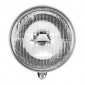 PHARE/PROJECTEUR CYCLO ADAPTABLE PEUGEOT 103 SP/MBK 51 ROND DIAM 148 mm NOIR (AMPOULE P26s) -SELECTION P2R- 3701213425686