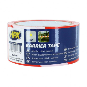 RUBAN DE DELIMITATION HPX BLANC/ROUGE 50 mm x 100 M 5425014223835