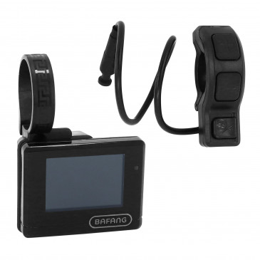 COMPTEUR / DISPLAY AVEC UNITE DE COMMANDE VAE BAFANG DP C241 CANBUS POUR MOTEUR CENTRALE M420, M500, M510, M600, M800 NOIR AVEC BLUETOOTH (SUPPORT 22,2/31,8 mm, LONGUEUR CABLE 300 mm) 3700948292846
