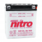 BATTERY 12V 11 Ah NB10L-B2 WA NITRO - WITH MAINTENANCE SUPPLIED WITH ACID PACK (Lg135xWd90xH145) (EQUALS YB10L-B2)