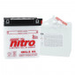 BATTERIE 12V 5 Ah NB5L-B NITRO CONVENTIONNELLE AVEC ENTRETIEN (Lg120xL60xH130mm) (EQUIVALENT YB5L-B) 5414837145103