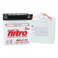 BATTERY 12V 5 Ah NB5L-B WA NITRO - WITH MAINTENANCE SUPPLIED WITH ACID PACK (Lg120xWd62xH129) (EQUALS YB5L-B)