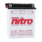 BATTERIE 12V 14 Ah NB14L-A2 NITRO CONVENTIONNELLE AVEC ENTRETIEN (Lg134xL89xH166mm) (EQUIVALENT YB14L-A2) 5414837145332