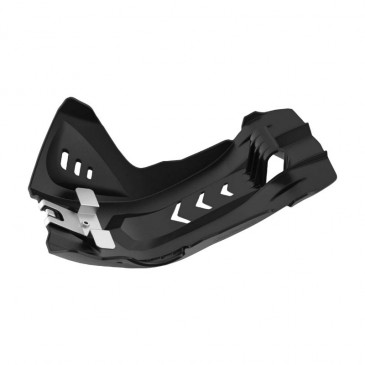 SABOT MOTEUR MOTO POUR KTM 250-350 SXF 2016>2022 , 450 SXF 2019>2022 , 250-350 XCF, XCW, EXC-F, 450 EXC-F/ HUSQVARNA 250-350-450 FC, 250-350-450 FE NOIR (VENDU AVEC KIT DE MONTAGE) -POLISPORT- 5604415114670