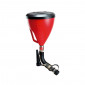 FUNNEL - POLISPORT PROOCTANE- PLASTIC WITH HOSE AND DUST CAP- POURING SPOUT FOR OIL;.