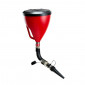 FUNNEL - POLISPORT PROOCTANE- PLASTIC WITH HOSE AND DUST CAP- POURING SPOUT FOR OIL;.