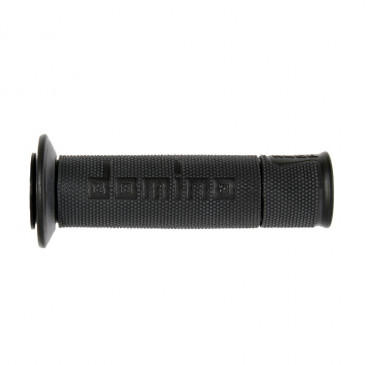 GRIP - DOMINO ORIGINAL- ON ROAD A450 ANTHRACITE/BLACK OPEN END (PAIR).