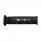 REVETEMENT POIGNEE DOMINO MOTO ON ROAD A250 NOIR/GRIS OPEN END 120-125mm (PAIRE)