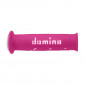 GRIP - DOMINO ORIGINAL- ON ROAD A250 FUCHSIA/WHITE OPEN END (PAIR) 120-125 mm.