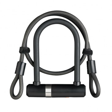 ANTIVOL VELO U AXA NEWTON PRO A CLE 115x190mm D 17mm AVEC CABLE D10 EN 1M - REPRODUCTION DES CLES POSSIBLES - SOLD SECURE NIVEAU SILVER - HOMOLOGUE FUB 1 ETOILE - IDEAL POUR VAE 8713249248493