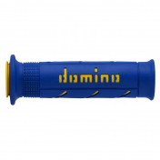 GRIP - DOMINO ORIGINAL- ON ROAD A250 BLUE/YELLOW OPEN END (PAIR).