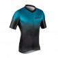 ADULT CYCLING JERSEY - GIST DIAMOND -SHORT SLEEVES - FULL LENGHT ZIP - BLACK/BLUE M -5341 8013271319186
