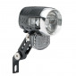 HEADLIGHT FOR EBIKE -ON FORK- AXA BLUELINE 6/12V 50LUX (38mm) BLACK - COMPATIBLE FOR DYNAMO -Effective 70M- Visibility 4KMS 3379399395200