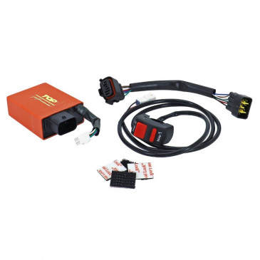 CDI UNIT FOR 50cc MOTORBIKE MINARELLI 50 AM6 2 Stroke EURO 2 - WITH MORIC IGNITION 12 POLES and SWX CDI (VARIABLE TIMING with IGNITION MAP SWITCH). -TOP PERFORMANCES-