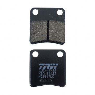PLAQUETTE DE FREIN TRW POUR PEUGEOT 50 TWEET 2014> AV / DAELIM 50 E-FIVE 2003> AV, 50 S-FIVE 2006> AV / CAGIVA 125 WR 1993> AR (MCB647 LC) 3322938403768