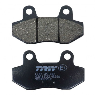 BRAKE PADS - TRW FOR PEUGEOT 50 SPEEDFIGHT 3/4 2010> Front (MCB822 LC) 3322938404161