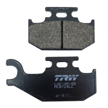 BRAKE PADS - TRW FOR SUZUKI 125 BURGMAN 2007> Rear , 125 SIXTEEN 2008>2011 Rear (MCB724 LC) 3322938403973