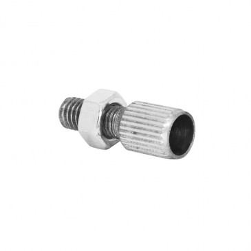 CABLE ADJUSTMENT SCREW -FOR MOPED Ø M5 with aluminium barrel (SOLD PER UNIT). -DOMINO