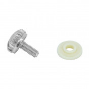 SCREW FOR ENGINE COWL (+WASHER) FOR MOPED Ø 5x12 For MBK 41, 50, 51, 88 - CREAM COLOUR - (sold per unit). -SELECTION P2R-