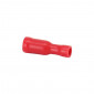 COSSE ELECTRIQUE PRE-ISOLEE FEMELLE DIAM 4mm ROUGE POUR SECTION FIL 0,25 à 1,5 mm² (VENDU AU SACHET DE 100 PIECES) -SELECTION P2R- 3701213425761