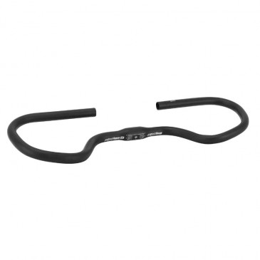 HANDLEBAR- FOR URBAN/HYBRID BIKE- MULTIPOSITIONS ERGOTEC - BLACK ALUMINIUM Ø 31,8 Wd 585mm