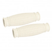 GRIP FOR SOLEX 45CC 330 "Wafle like" BEIGE (PAIR). -SELECTION P2R- 3701213429172