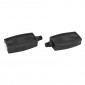 PEDAL FOR MOPED PEUGEOT 103/ MBK 40, 50 , 51/ SOLEX BLACK PLASTIC 14x125 TYPE ATOM (PAIR). -SELECTION P2R- 3701213430208