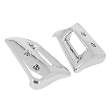 ECOPE DE REFROIDISSEMENT/RADIATEUR CYCLO ADAPTABLE POUR PEUGEOT 103 SPX, RCX CHROME (VENDU PAR PAIRE) -SELECTION P2R- 3701213431830