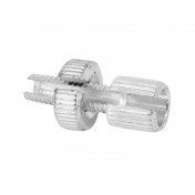 VIS CREUSE TENDEUR DE CABLE CYCLO DIAM M6 x100 - LONG 28mm AVEC MOLETE ALU (GAINE 6mm) (VENDU A L'UNITE) -SELECTION P2R- 3701213431946