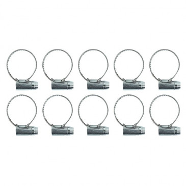 WORM DRIVE HOSE CLAMP (OPENWORK) 9X14 - WIDTH 5mm - 10 IN A PACK- P2R SELECTION