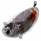 CLIGNOTANT MAXISCOOTER ADAPTABLE YAMAHA 125 MAJESTY YP 2002>2006/MBK 125 SKYLINER 2002>2006 AV DROIT TRANSPARENT (HOMOLOGUE CE) (5XL-H3310-00) -SELECTION P2R- 8430525075788
