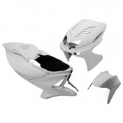 FAIRINGS/BODY PARTS REPLAY DESIGN EDITION FOR SCOOT MBK 50 NITRO 1997>2012/YAMAHA 50 AEROX 1997>2012 WHITE GLOSS (8 PARTS KIT) 3700948031803