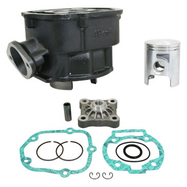 COMPLETE CYLINDER KIT FOR 50cc MOTORBIKE 50cc MOTORBIKE POLINI ALUMINIUM FOR DERBI 50 SENDA 2006>, GPR 2006>/GILERA 50 SMT 2006>, RCR 2006> ( DERBI EURO 3 ENGINE) (109.0018) 8054705008344