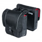 DOUBLE BAG FOR BICYCLE -REAR- BASIL DESIGN 32L BLACK - COMPMTBLE MIK SYSTEM - ON REAR LUGGAGE RACK 8715019177873