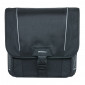 SACOCHE ARRIERE VELO DOUBLE BASIL DESIGN 32L NOIR SUR PORTE BAGAGE - FIXATION SYSTEME MIK (INCLUS)